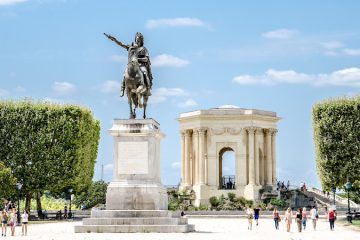 Promenade du Peyrou à Montpellier